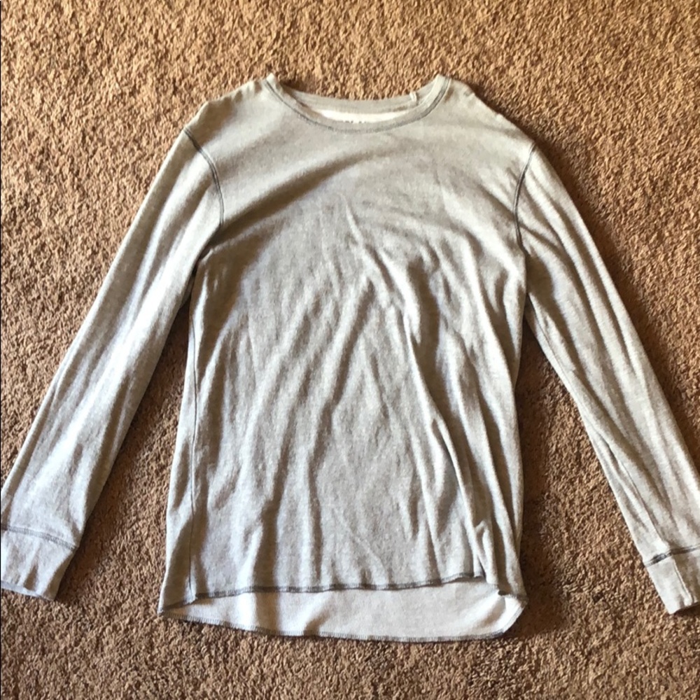 Fleece Crewneck Longsleeve - Light Grey